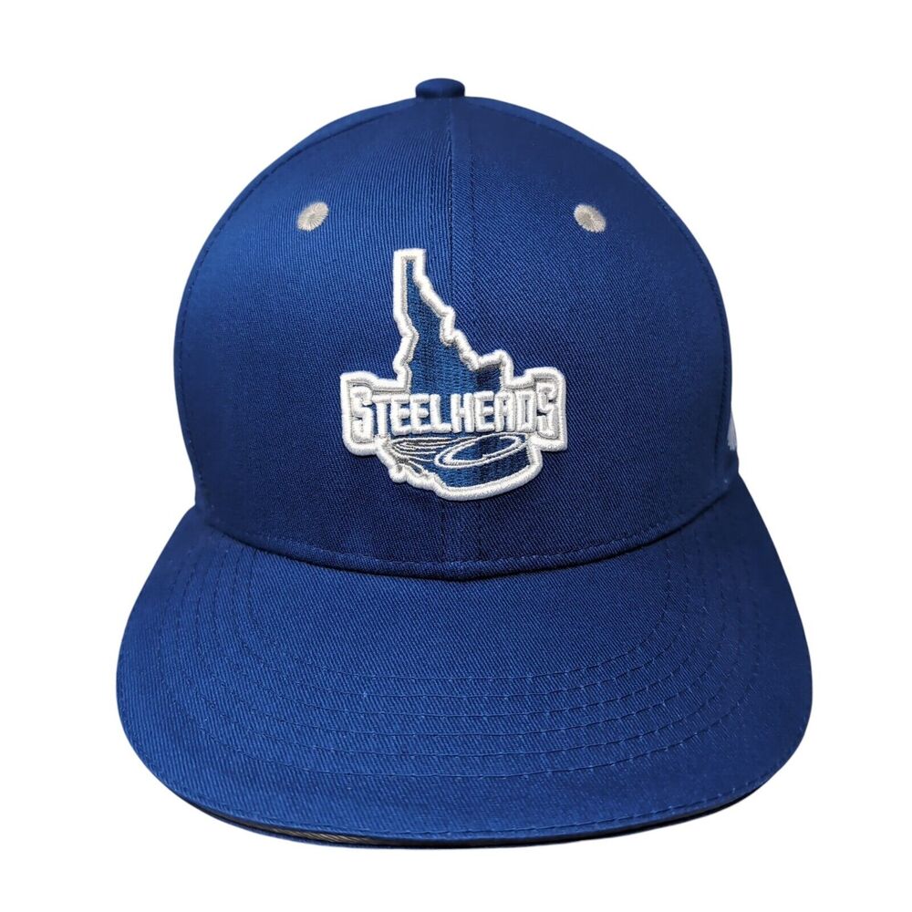 Steelheads Idaho Central Credit Union Snapback Hat Blue OS Adjustable Melon Wear